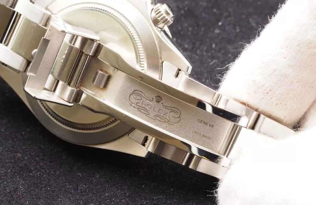 ROLEXのバックル ロレックス純正 SWISS 革ベルト用バックル 尾錠 16mm 2010
