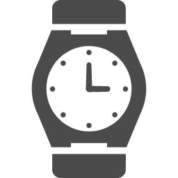 腕時計のフリーアイコン