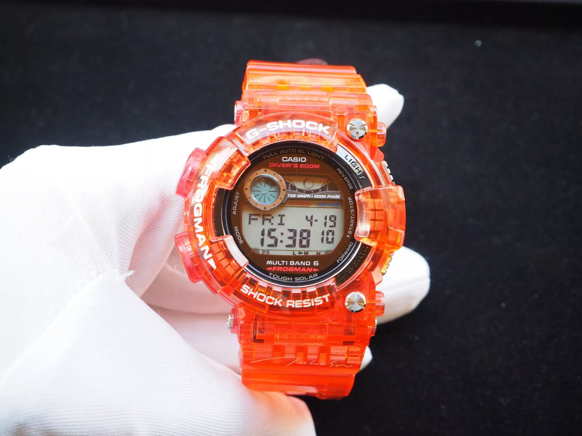 新品CASIOG-SHOCKフロッグマン村上隆限定GWF-1000TM時計の蓋5️⃣ カシオG-SHOCK フロッグマン 村上隆限定300本 メンズ 腕時計 GWF