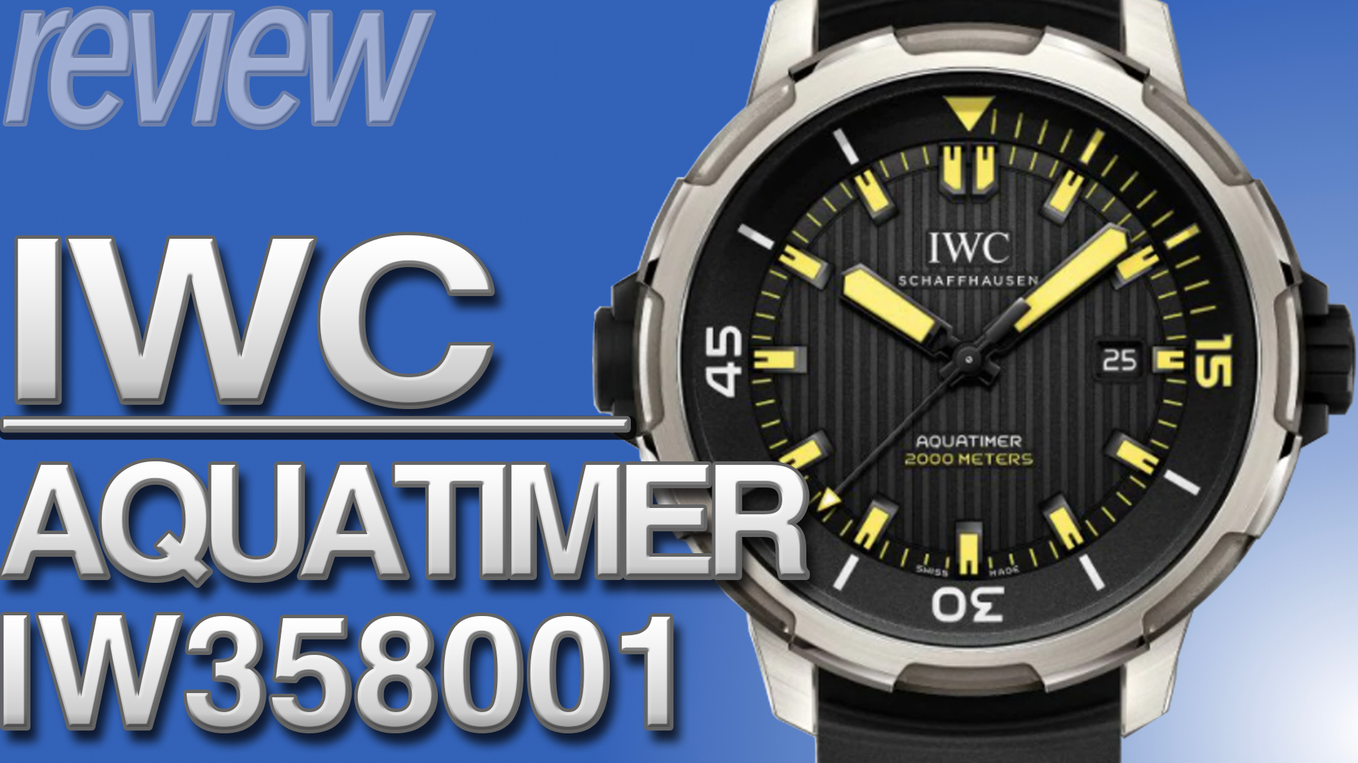 IWC アクアタイマー2000 IW358001  とは｜特徴・スペック・価格など